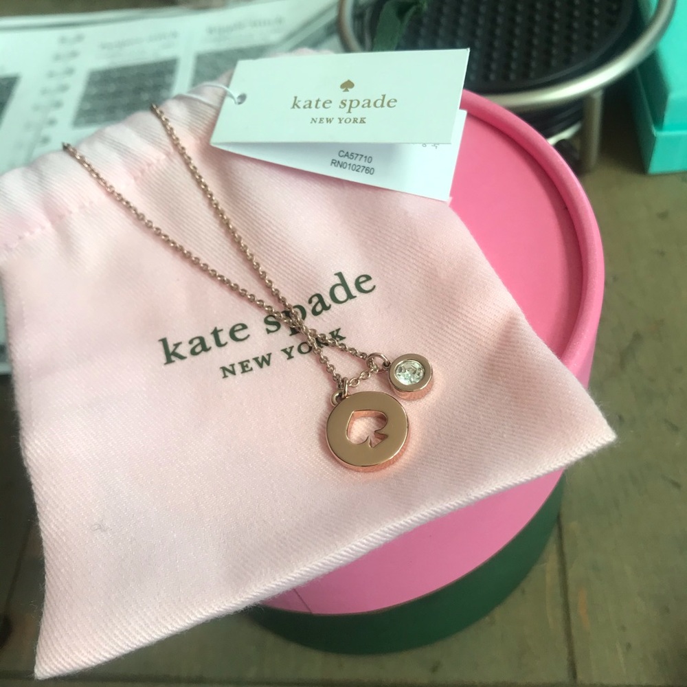 Kate Spade charm necklace